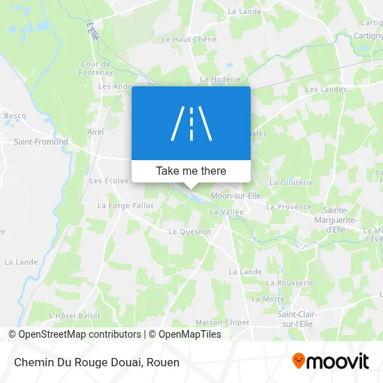 Chemin Du Rouge Douai map