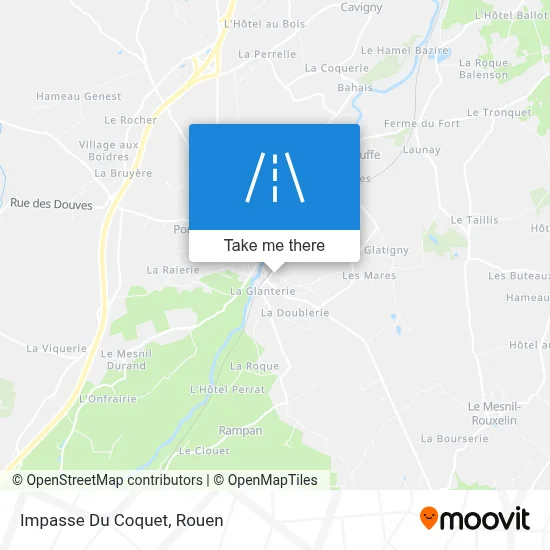 Impasse Du Coquet map