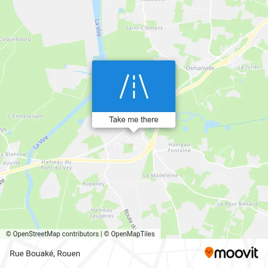 Rue Bouaké map