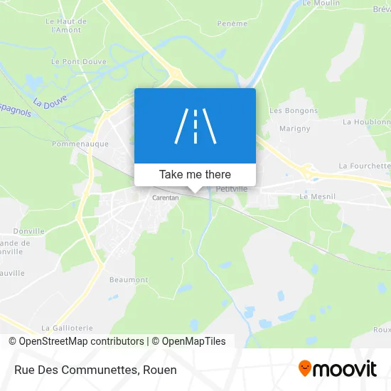 Rue Des Communettes map