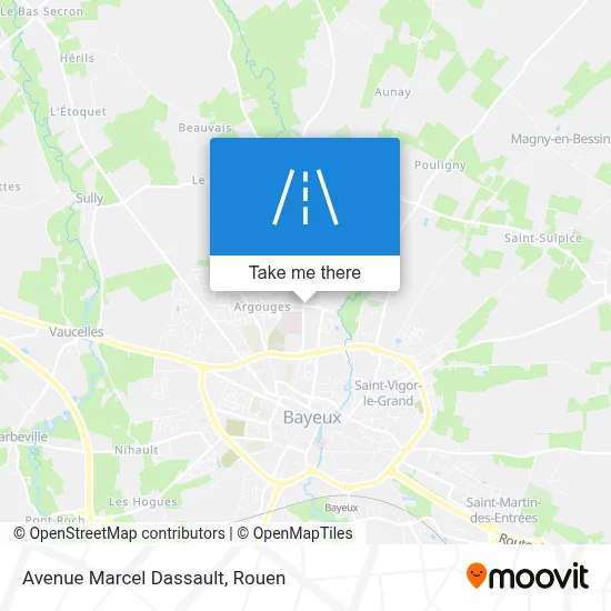 Avenue Marcel Dassault map