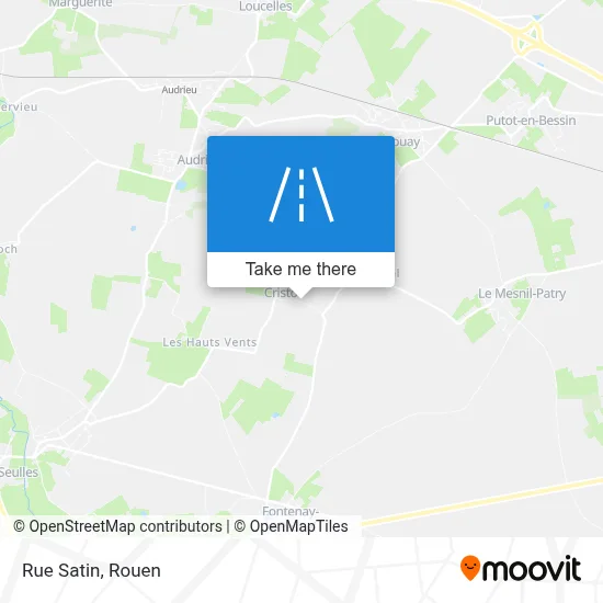 Rue Satin map