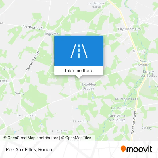Rue Aux Filles map