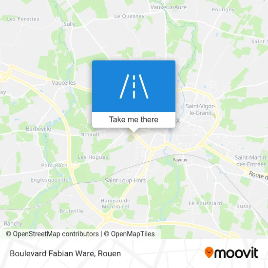 Boulevard Fabian Ware map