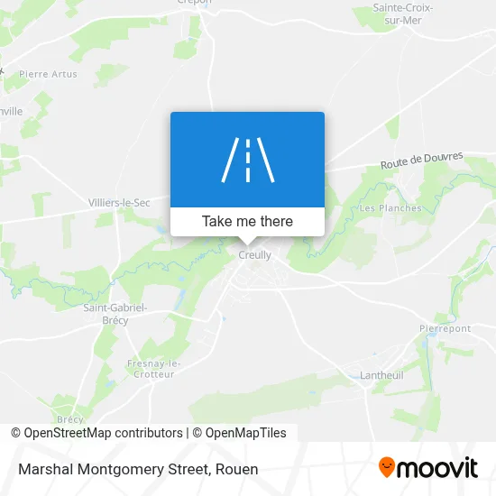 Rue Du Maréchal Montgomery map
