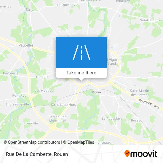 Rue De La Cambette map