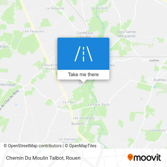 Mapa Chemin Du Moulin Talbot