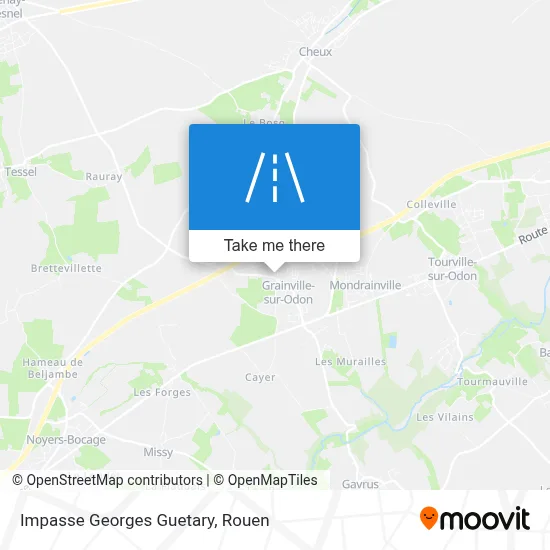 Impasse Georges Guetary map