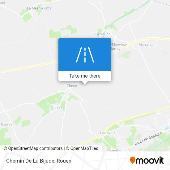 Chemin De La Bijude map