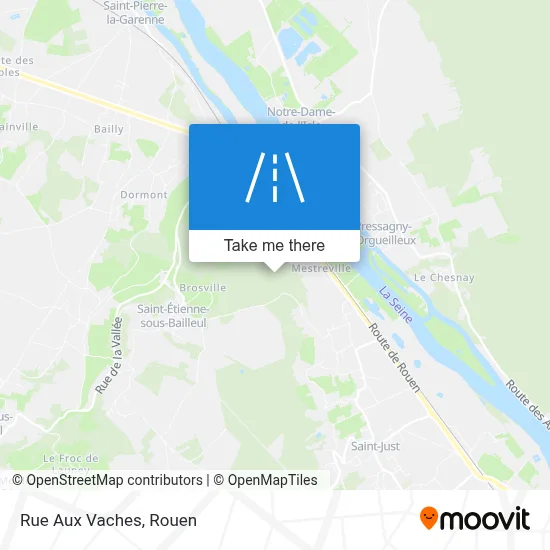 Rue Aux Vaches map