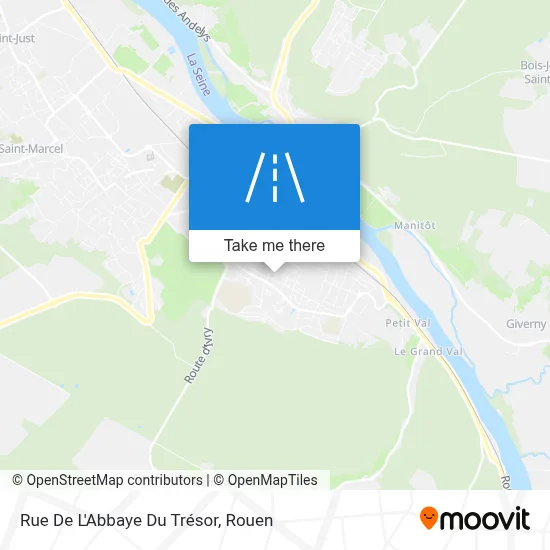 Rue De L'Abbaye Du Trésor map