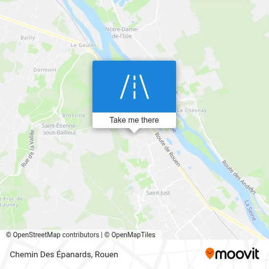 Chemin Des Épanards map