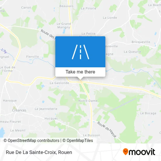 Rue De La Sainte-Croix map