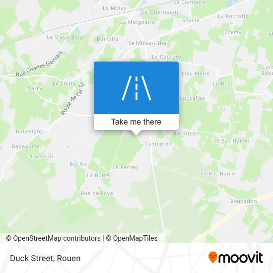 Rue Du Canard map