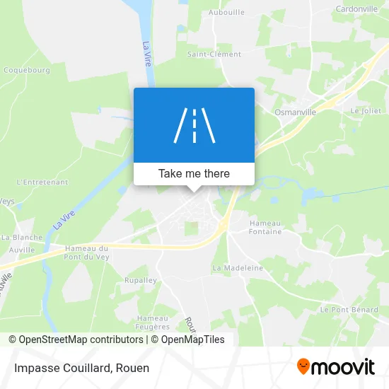 Impasse Couillard map