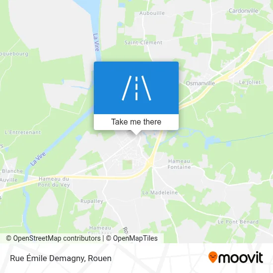Rue Émile Demagny map
