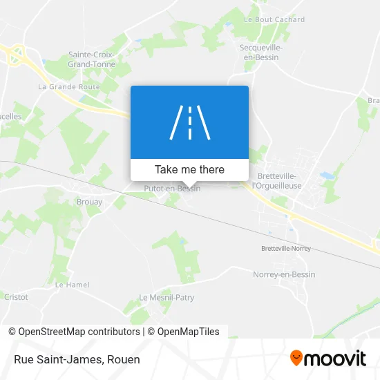Mapa Rue Saint-James