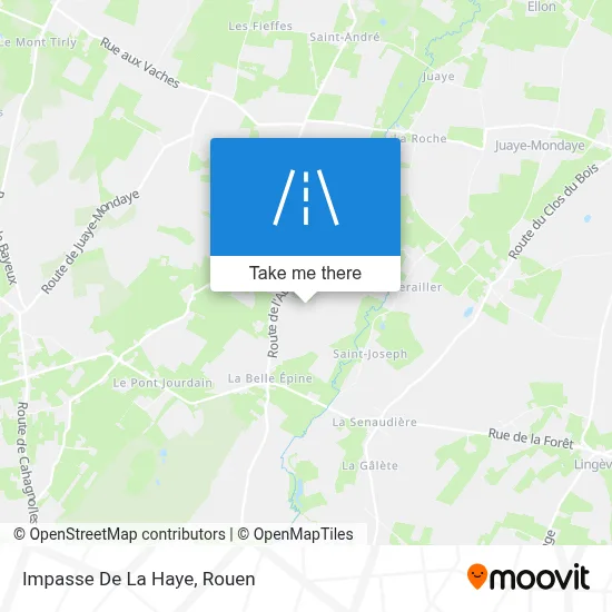 Impasse De La Haye map