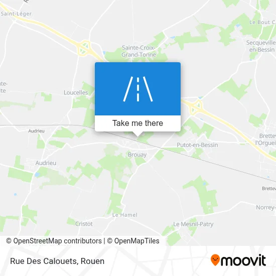 Rue Des Calouets map