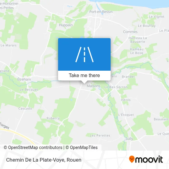 Chemin De La Plate-Voye map