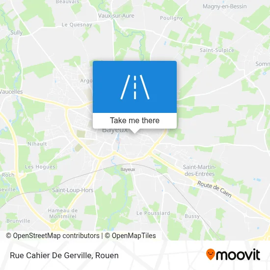 Rue Cahier De Gerville map