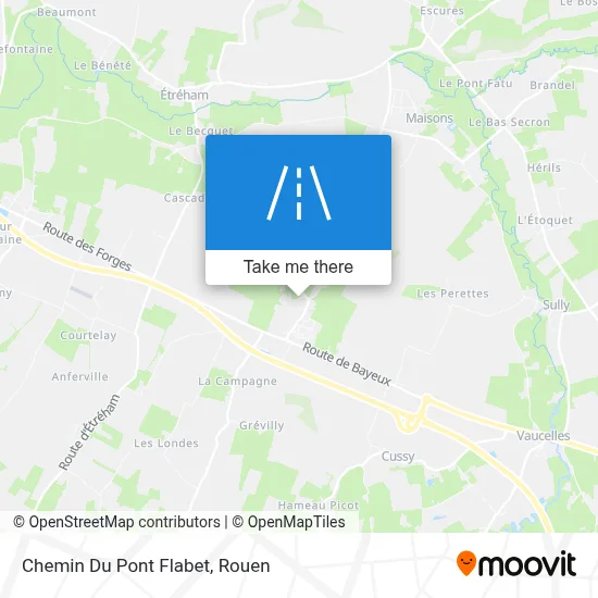 Chemin Du Pont Flabet map