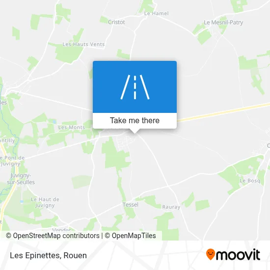 Les Epinettes map