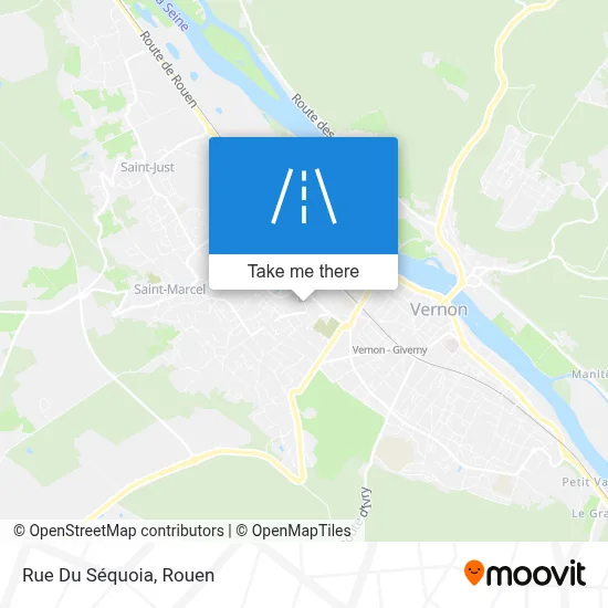 Rue Du Séquoia map