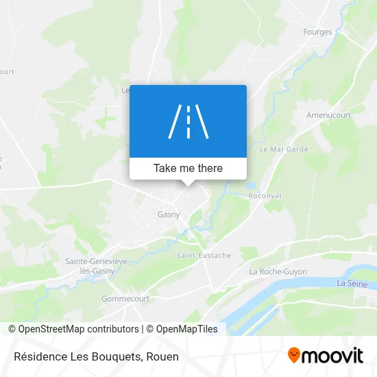 Résidence Les Bouquets map