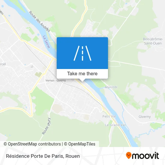 Mapa Résidence Porte De Paris