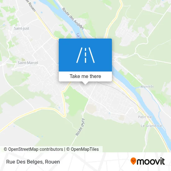 Rue Des Belges map