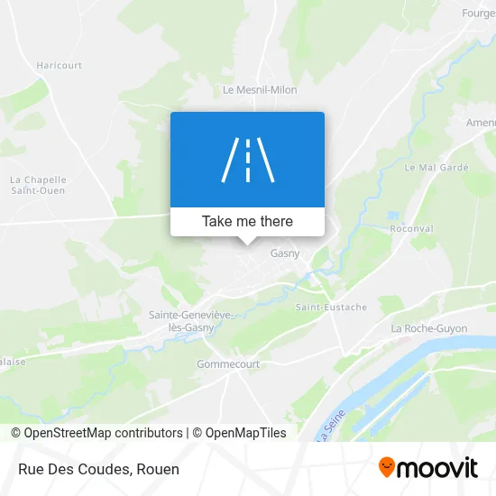 Rue Des Coudes map