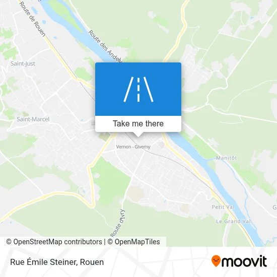 Rue Émile Steiner map