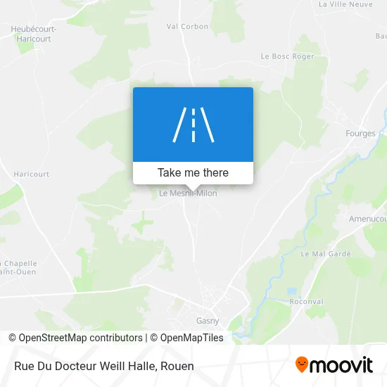 Rue Du Docteur Weill Halle map