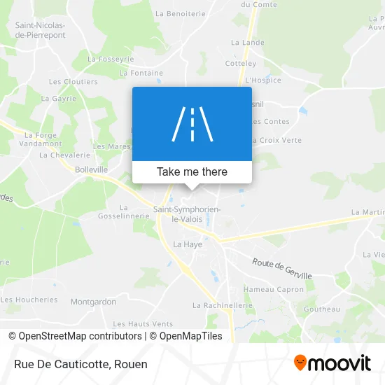 Rue De Cauticotte map