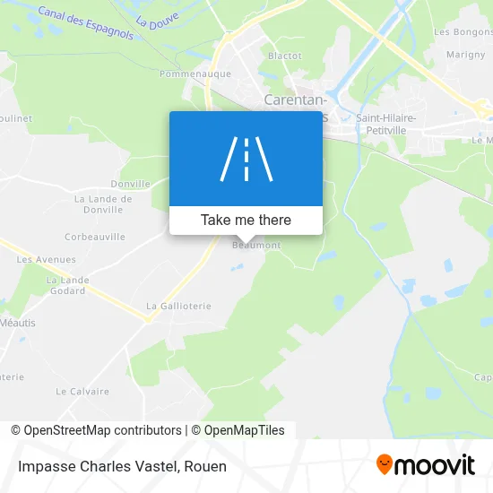 Impasse Charles Vastel map
