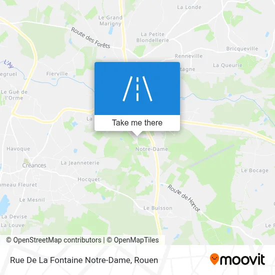 Rue De La Fontaine Notre-Dame map