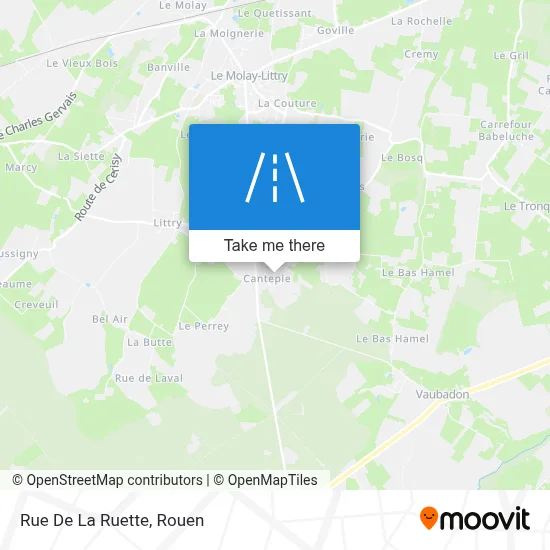 Rue De La Ruette map