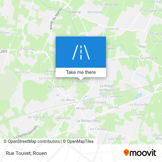 Rue Touvet map