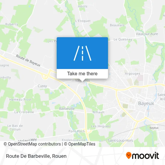Route De Barbeville map