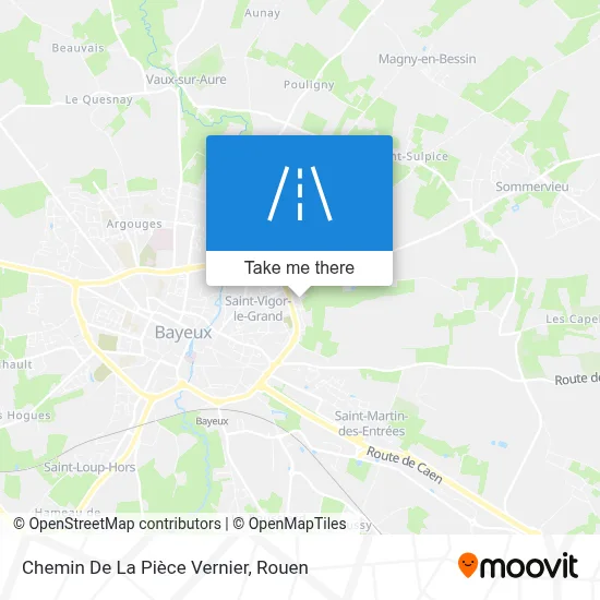 Chemin De La Pièce Vernier map