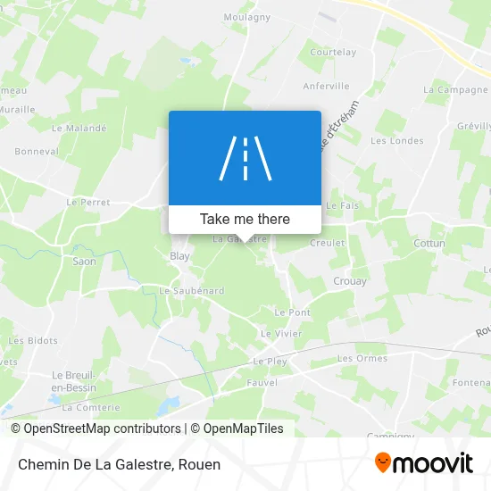 Chemin De La Galestre map