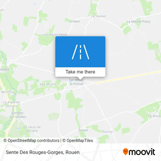 Sente Des Rouges-Gorges map
