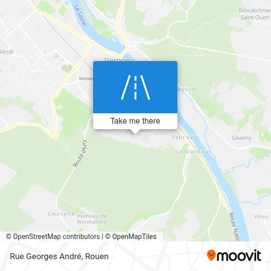 Rue Georges André map