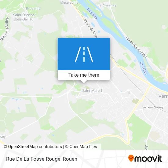 Rue De La Fosse Rouge map