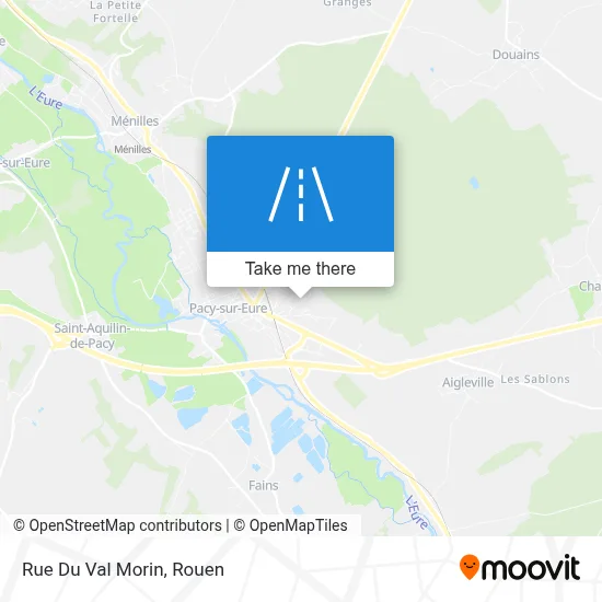 Rue Du Val Morin map