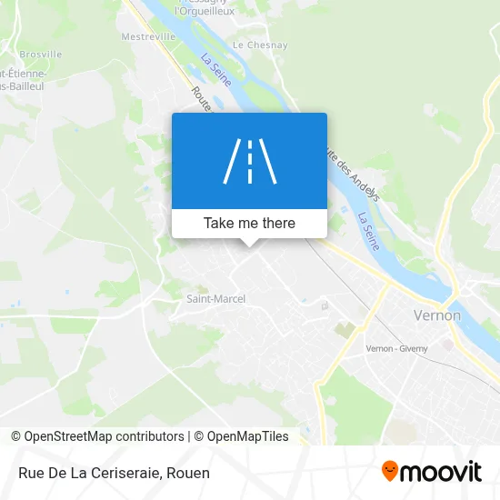 Rue De La Ceriseraie map
