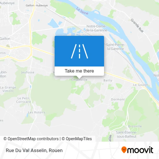 Rue Du Val Asselin map