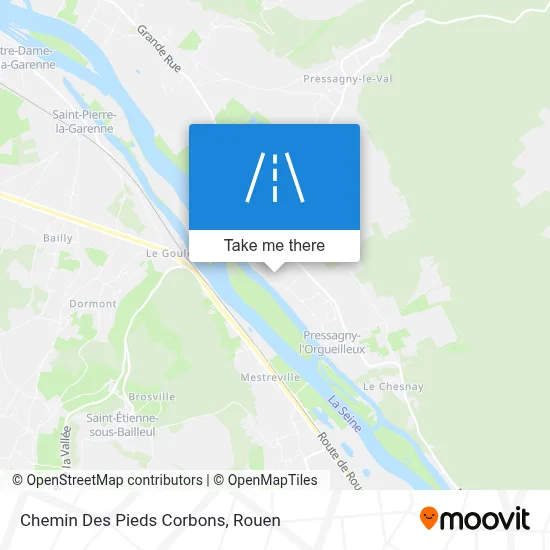 Chemin Des Pieds Corbons map