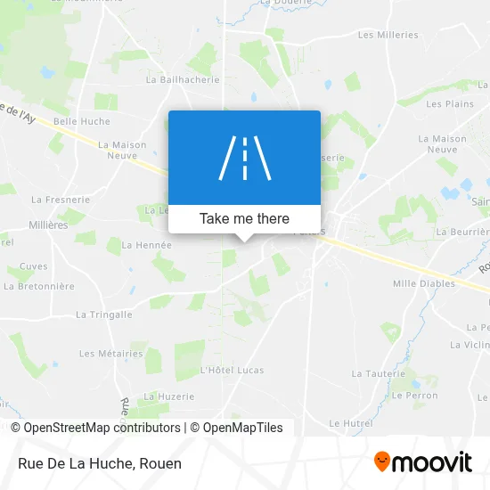 Rue De La Huche map
